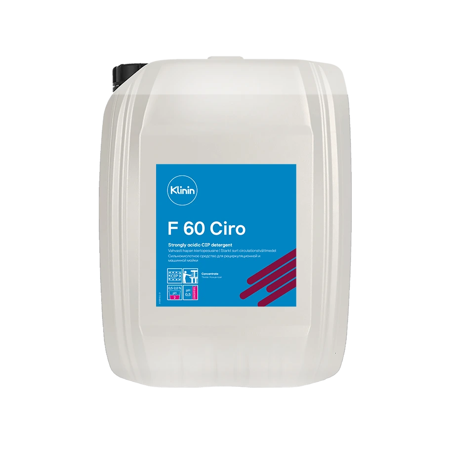 Сильнокислотное моющее средство Ф 60 Сиро (F 60 Ciro), 20 л